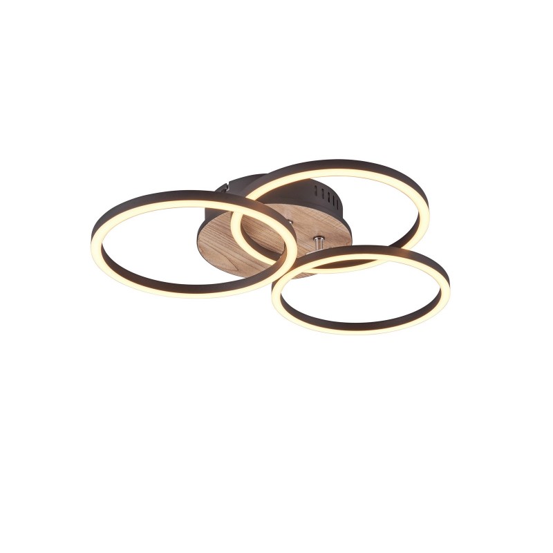 RL Lampa natynkowa LED CIRCLE R62823135 drewno jasne i ciemne