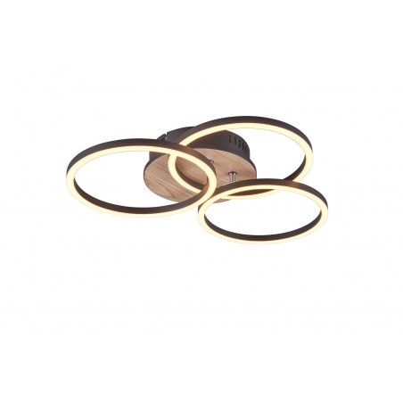 RL Lampa natynkowa LED CIRCLE R62823135 drewno jasne i ciemne