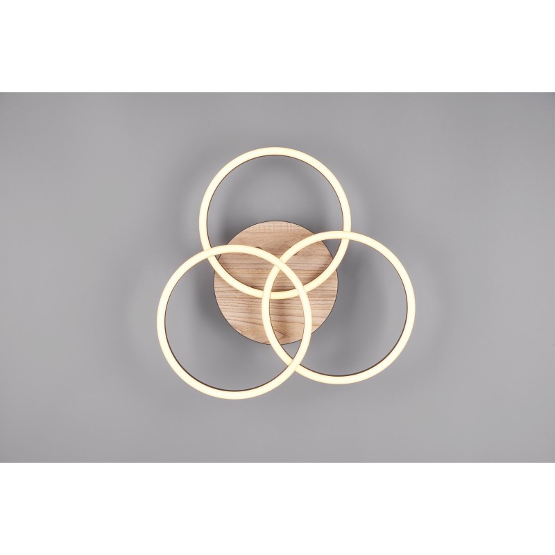 RL Lampa natynkowa LED CIRCLE R62823135 drewno jasne i ciemne