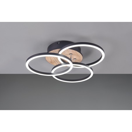 RL Lampa natynkowa LED CIRCLE R62823135 drewno jasne i ciemne