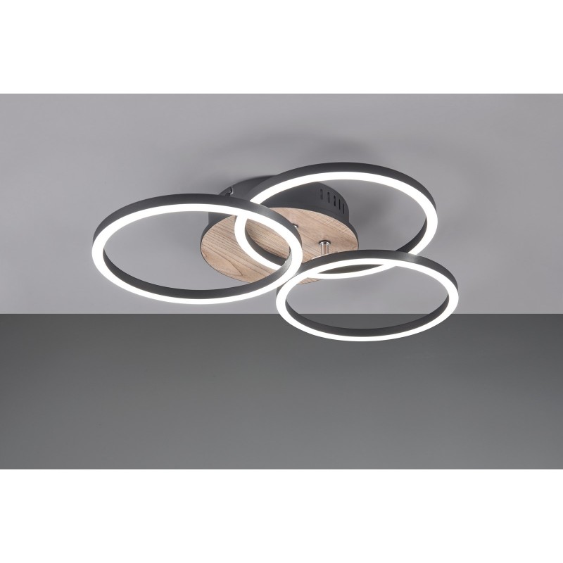 RL Lampa natynkowa LED CIRCLE R62823135 drewno jasne i ciemne