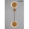 MOOSEE lampa ścienna SHADOW 2 złota