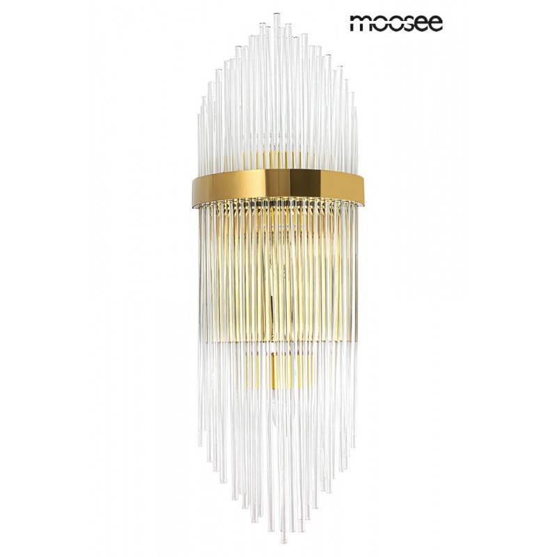 MOOSEE lampa ścienna FLORENS L złota