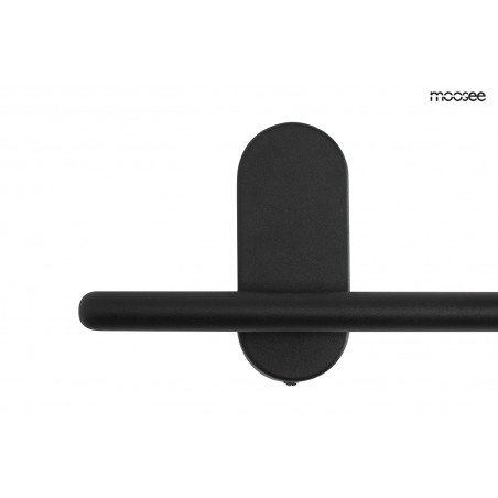 MOOSEE lampa ścienna TOBIA czarna