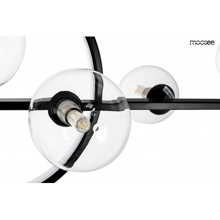 MOOSEE lampa wisząca ALURE LINE TWIN 90 czarna