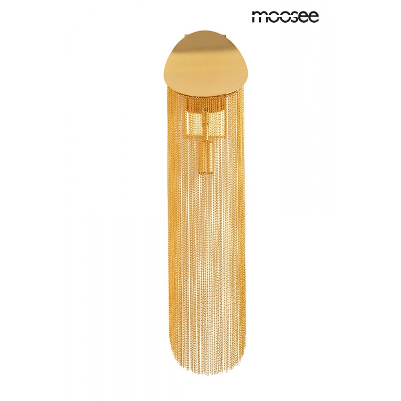 MOOSEE lampa ścienna LAMBADA złota