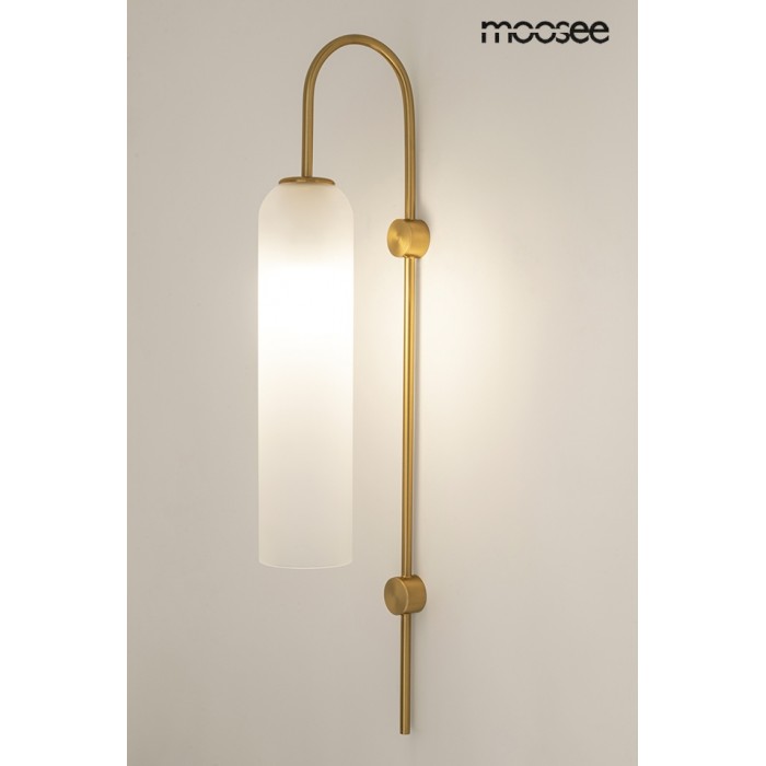 MOOSEE lampa ścienna SLACK złota / biała