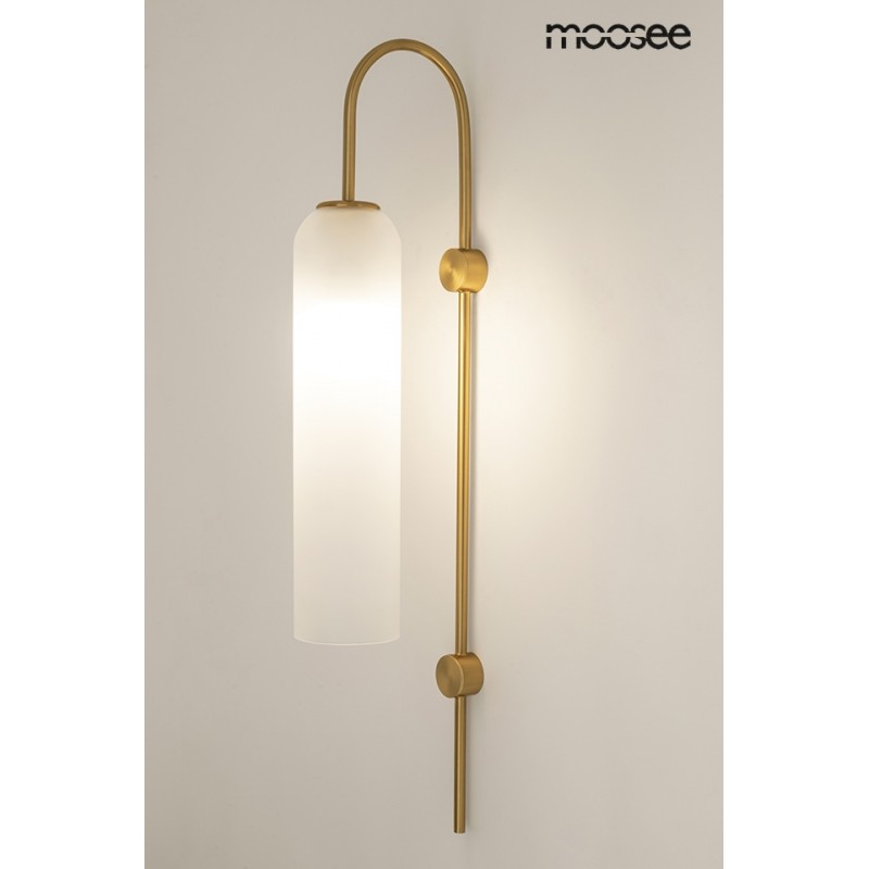 MOOSEE lampa ścienna SLACK złota / biała
