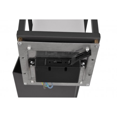 Trio Lampa zewnętrzna stojąca WITHAM 577860142 antracyt, srebrny i odcienie srebra