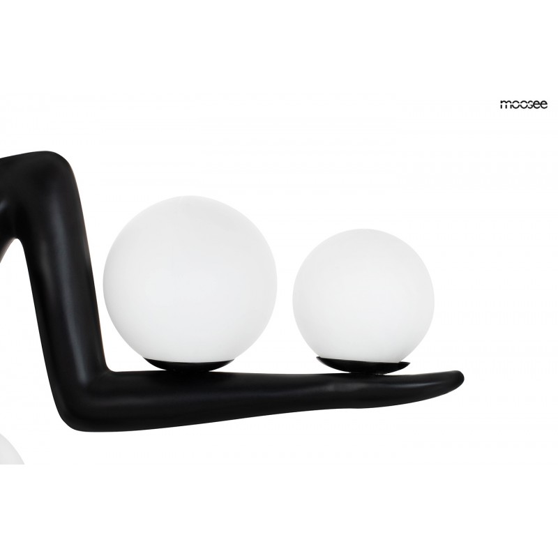 MOOSEE lampa podłogowa HUMAN DREAMER czarna