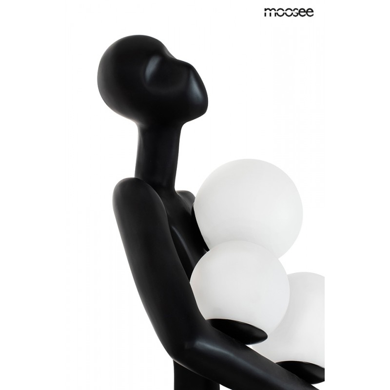MOOSEE lampa podłogowa HUMAN DREAMER czarna