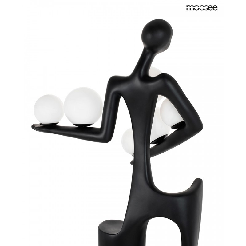 MOOSEE lampa podłogowa HUMAN DREAMER czarna