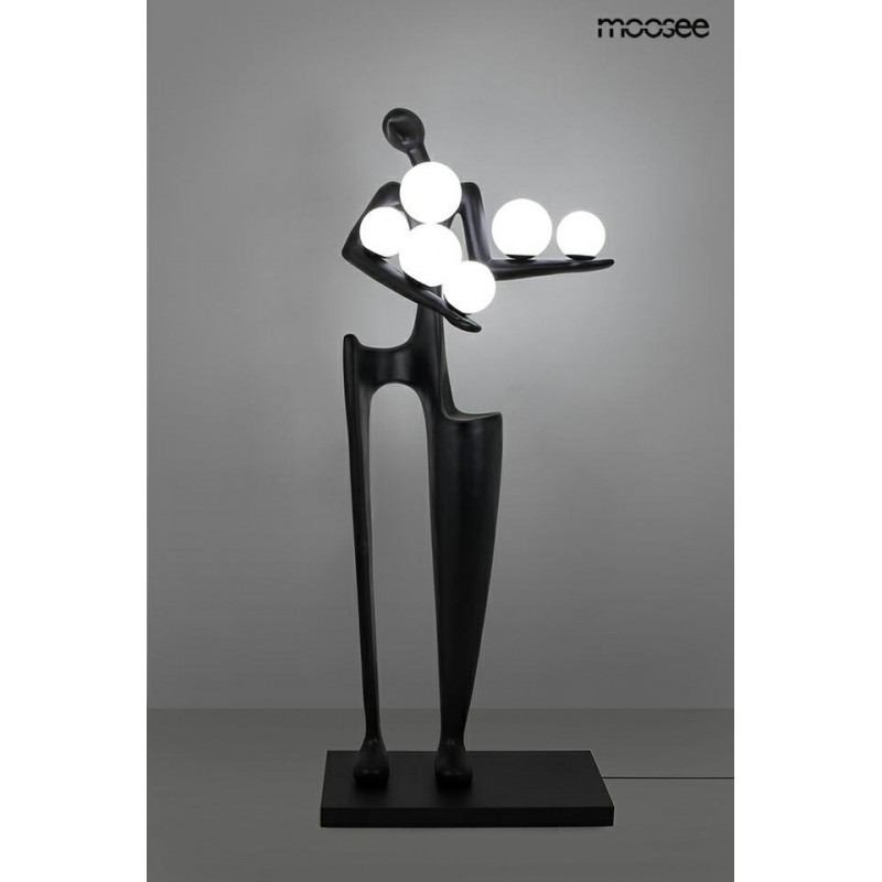 MOOSEE lampa podłogowa HUMAN DREAMER czarna