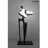 MOOSEE lampa podłogowa HUMAN DREAMER czarna