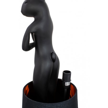 KARE lampa stołowa RABBIT czarna / czarna