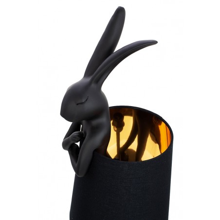 KARE lampa stołowa RABBIT czarna / czarna