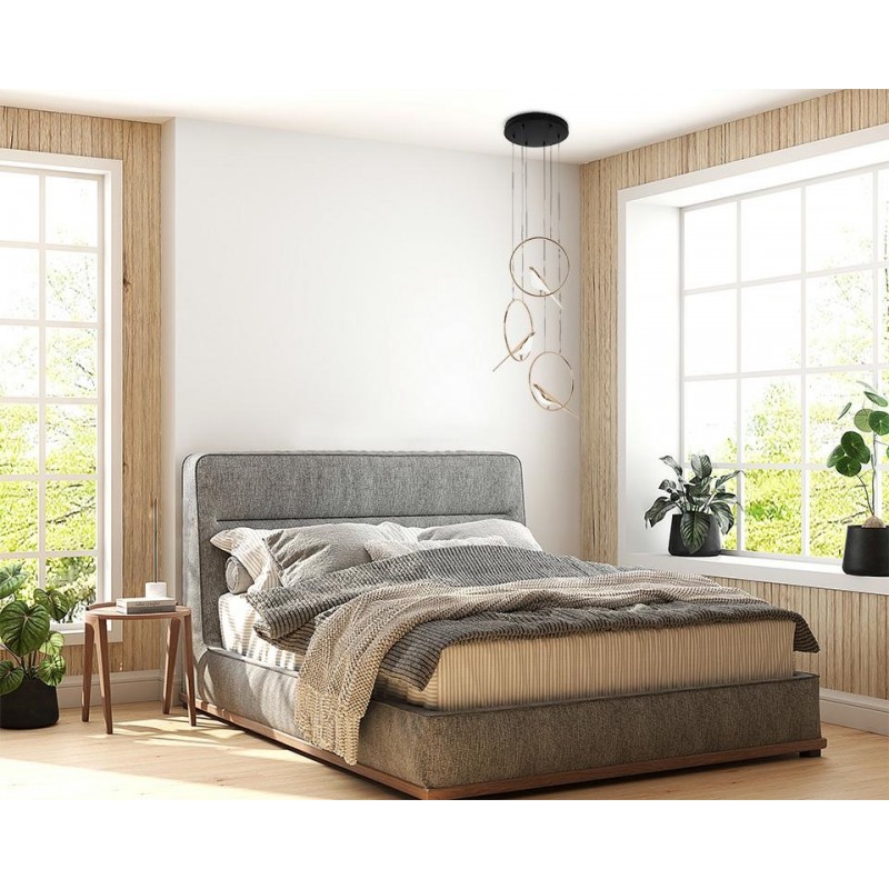 MOOSEE lampa wisząca BIRD DISC złota