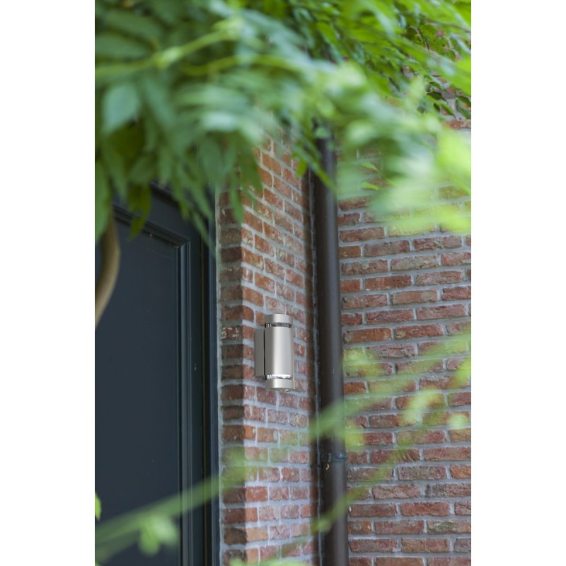 Lutec Lampa zewnętrzna ścienna FOCUS 5604021001 srebrny i odcienie srebra