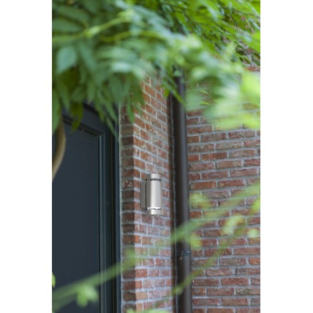 Lutec Lampa zewnętrzna ścienna FOCUS 5604021001 srebrny i odcienie srebra