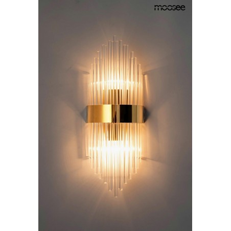 MOOSEE lampa ścienna FLORENS S złota