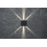 Lutec Lampa zewnętrzna ścienna GEMINI 5104005118 antracyt