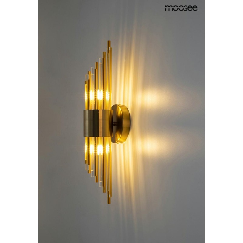 MOOSEE lampa ścienna AMADEO złota