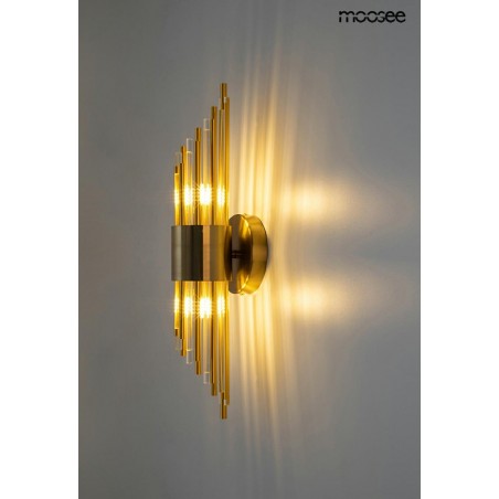 MOOSEE lampa ścienna AMADEO złota