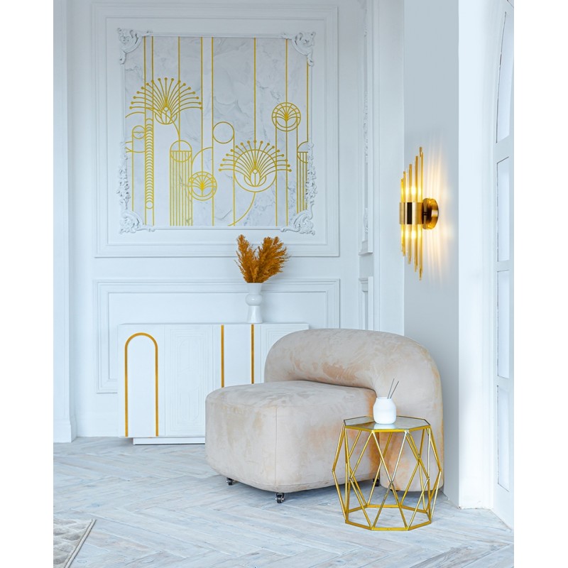 MOOSEE lampa ścienna AMADEO złota