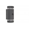 Lutec Lampa zewnętrzna ścienna FOCUS - CZUJNIK RUCHU 5604014118 szary i odcienie szarości