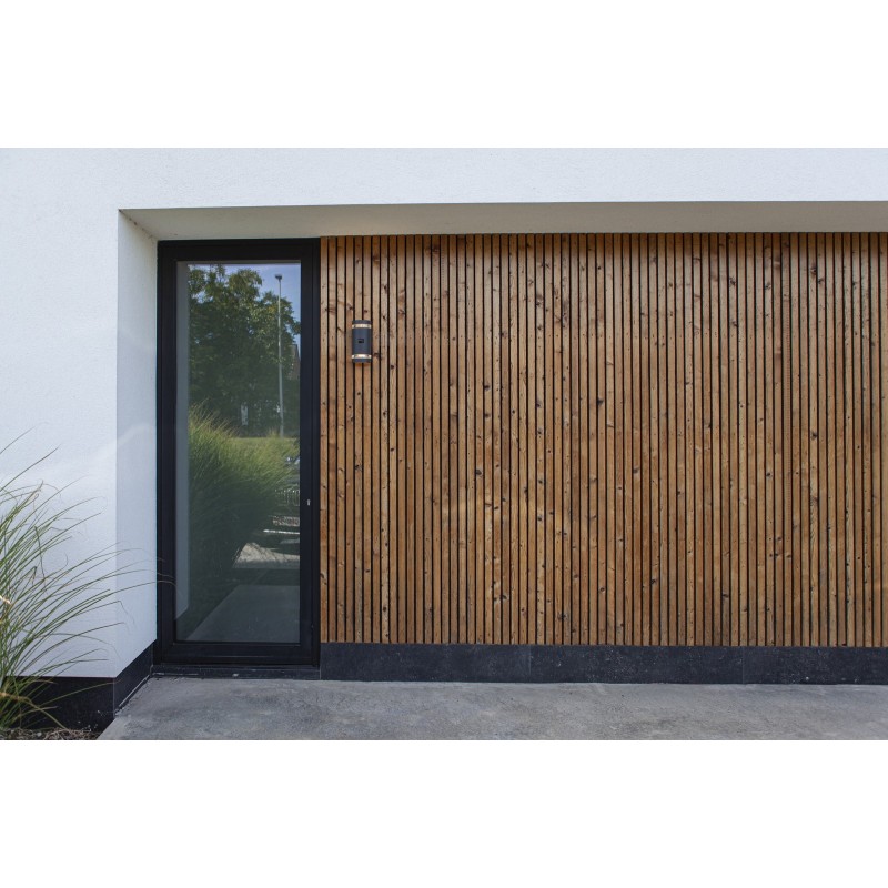 Lutec Lampa zewnętrzna ścienna FOCUS - CZUJNIK RUCHU 5604014118 szary i odcienie szarości