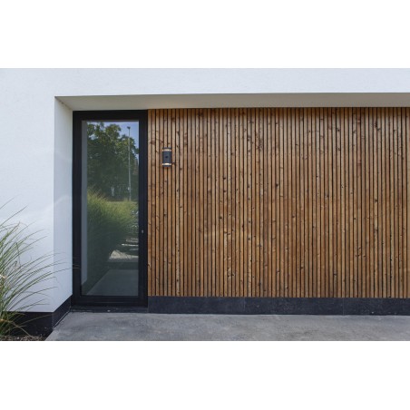 Lutec Lampa zewnętrzna ścienna FOCUS - CZUJNIK RUCHU 5604014118 szary i odcienie szarości