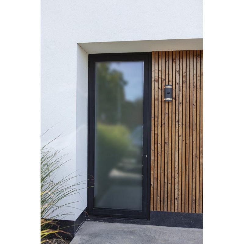 Lutec Lampa zewnętrzna ścienna FOCUS - CZUJNIK RUCHU 5604014118 szary i odcienie szarości