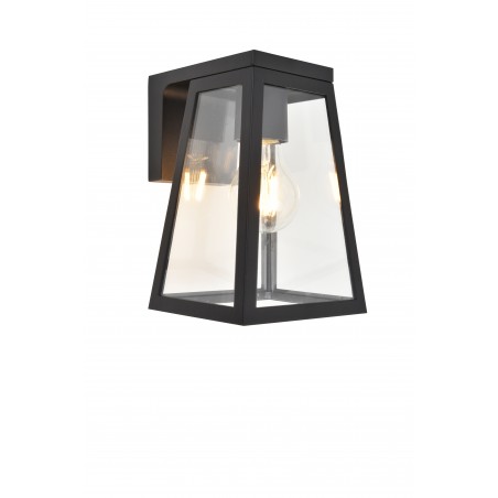 Lutec Lampa zewnętrzna ścienna FIA SOLAR - CZUJNIK RUCHU 6990901012 czarny