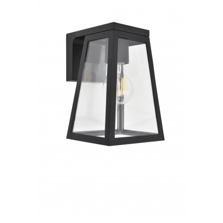 Lutec Lampa zewnętrzna ścienna FIA SOLAR - CZUJNIK RUCHU 6990901012 czarny