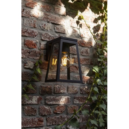 Lutec Lampa zewnętrzna ścienna FIA SOLAR - CZUJNIK RUCHU 6990901012 czarny