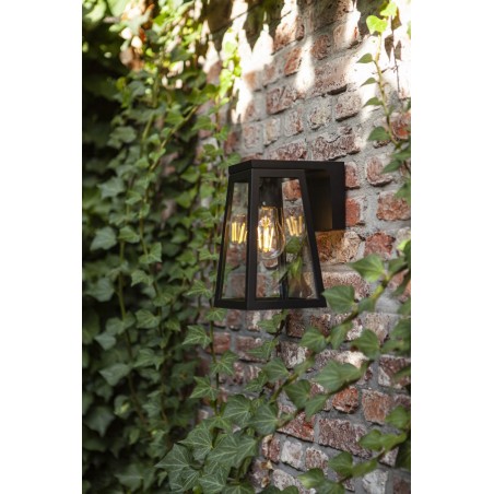 Lutec Lampa zewnętrzna ścienna FIA SOLAR - CZUJNIK RUCHU 6990901012 czarny