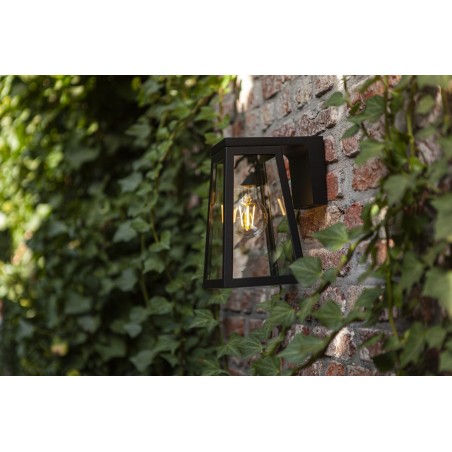 Lutec Lampa zewnętrzna ścienna FIA SOLAR - CZUJNIK RUCHU 6990901012 czarny