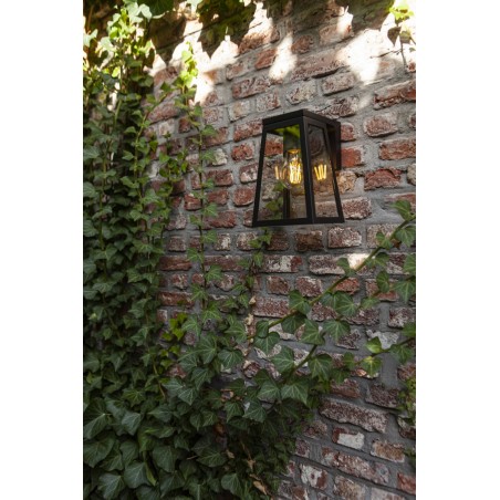 Lutec Lampa zewnętrzna ścienna FIA SOLAR - CZUJNIK RUCHU 6990901012 czarny