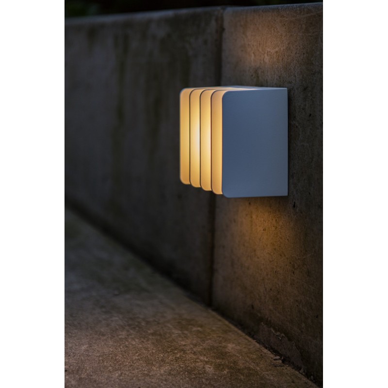 Lutec Lampa zewnętrzna ścienna GRIDY 5289401469 biały