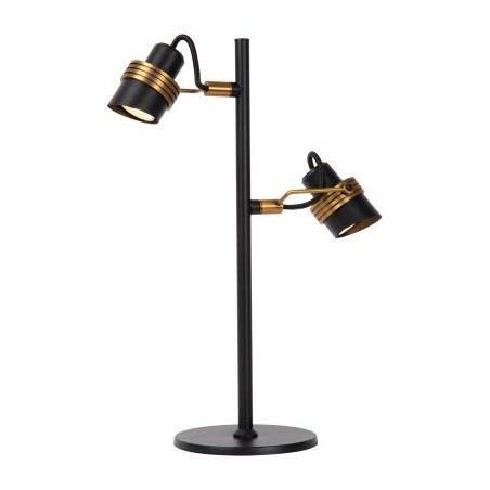 Lucide Lampa stołowa TUNDRAN 34544/02/30 czarny, złoty i odcienie złota