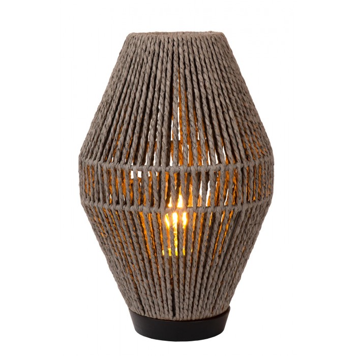 Lucide Lampa stołowa CORDULLE 34543/01/36 szary i odcienie szarości, czarny