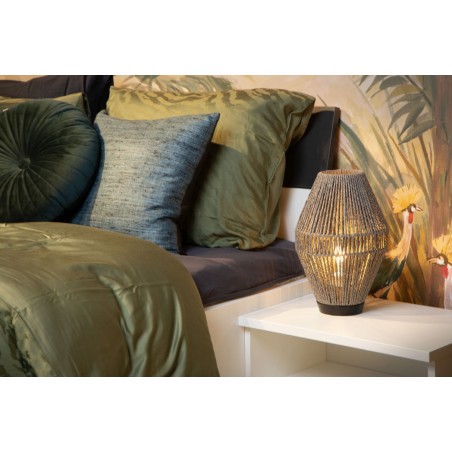 Lucide Lampa stołowa CORDULLE 34543/01/36 szary i odcienie szarości, czarny