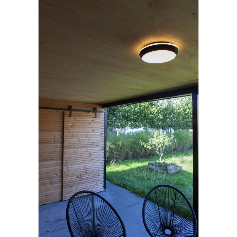Lutec Lampa zewnętrzna sufitowa GOLETA 5205801012 czarny