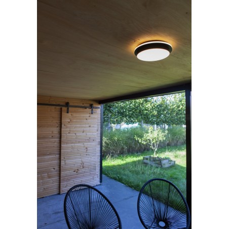 Lutec Lampa zewnętrzna sufitowa GOLETA 5205801012 czarny