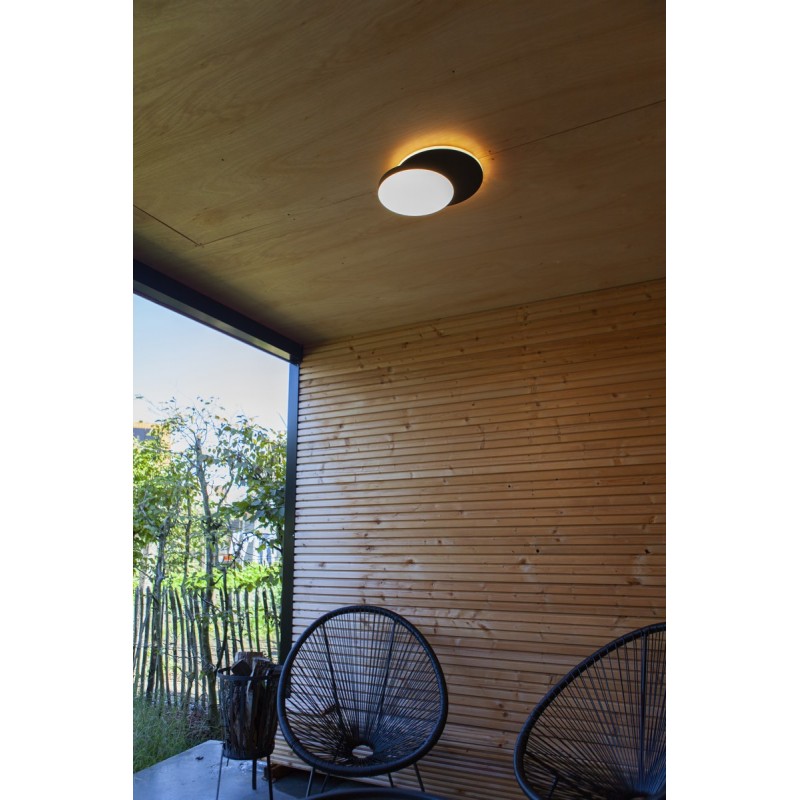 Lutec Lampa zewnętrzna sufitowa GOLETA 5205801012 czarny