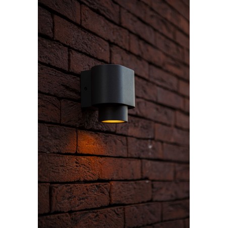 Lutec Lampa zewnętrzna ścienna CYPRES 6604001118 szary i odcienie szarości