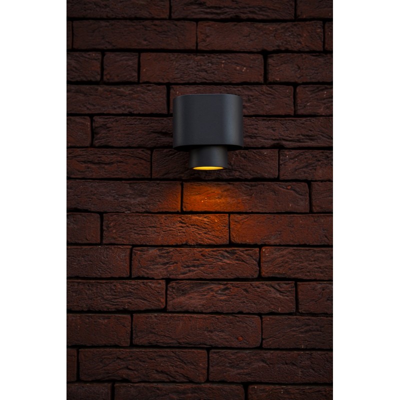 Lutec Lampa zewnętrzna ścienna CYPRES 6604001118 szary i odcienie szarości