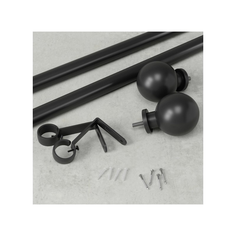 UMBRA karnisz rozszerzany BOLAS 91 - 183 matowy czarny