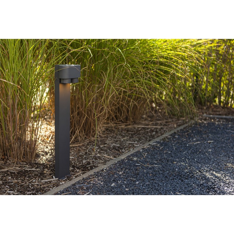 Lutec Lampa zewnętrzna stojąca CYPRES 6604004118 szary i odcienie szarości