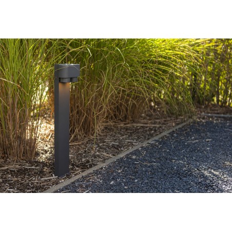 Lutec Lampa zewnętrzna stojąca CYPRES 6604004118 szary i odcienie szarości